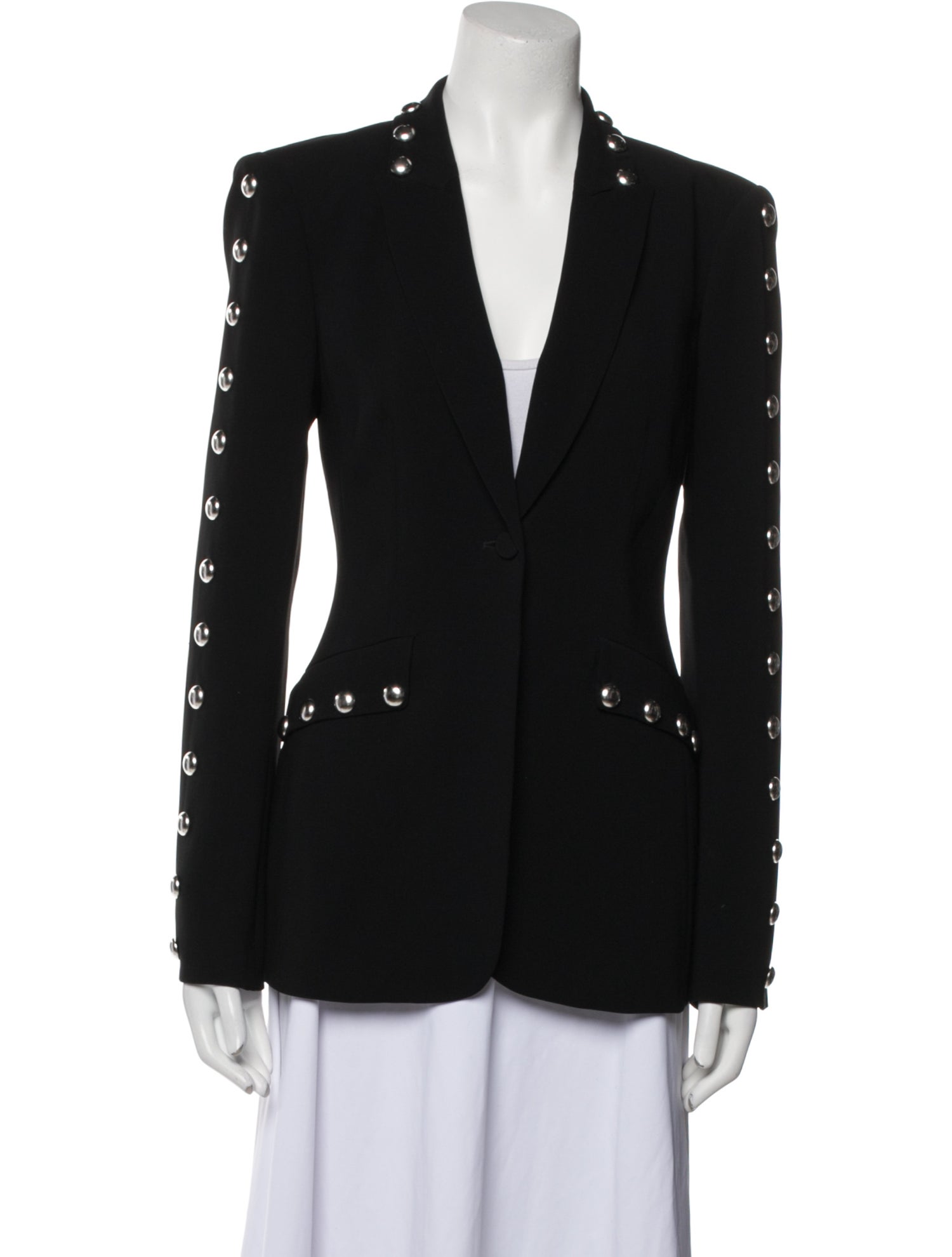 Vintage Katharine Hamnett London Jacket L Size Black Colour