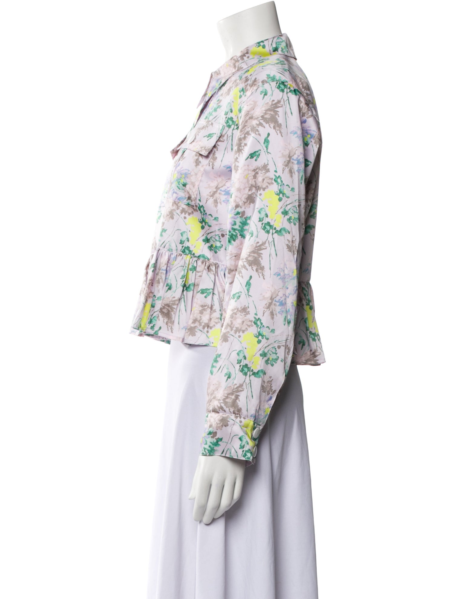 Cinq à Sept Floral Print Evening Jacket