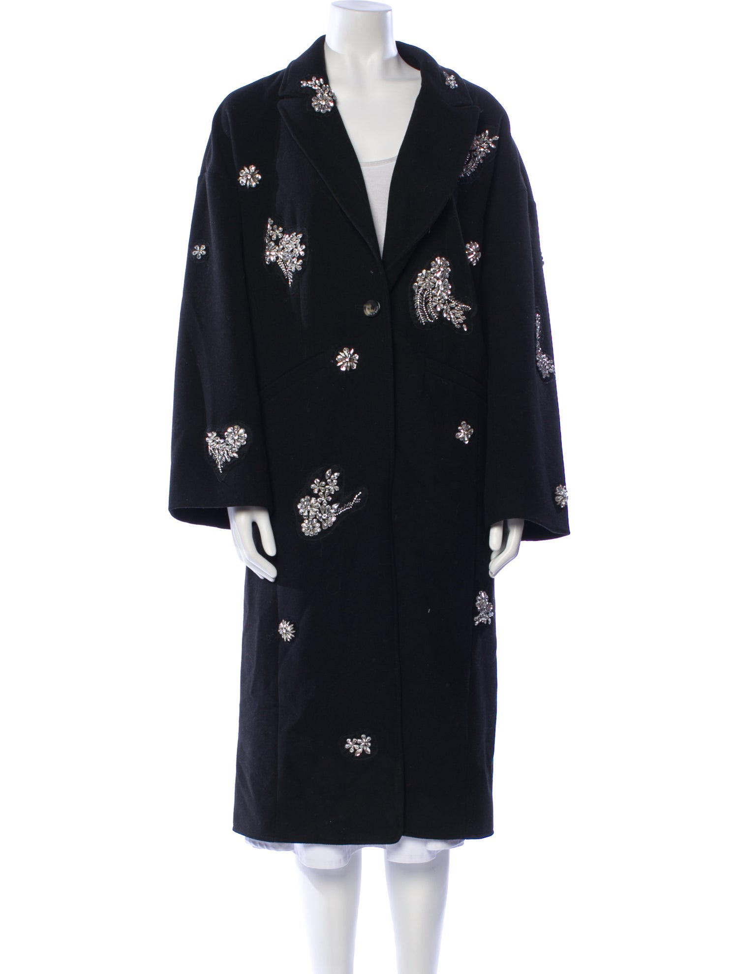 Cinq à Sept Floral Print Trench Coat