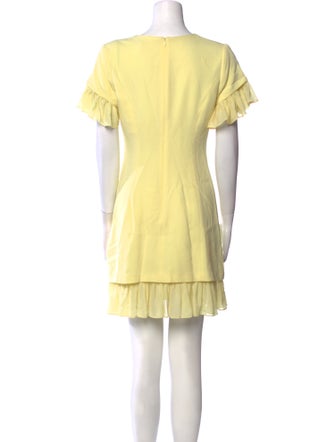 Cinq à Sept Crew Neck Mini Dress