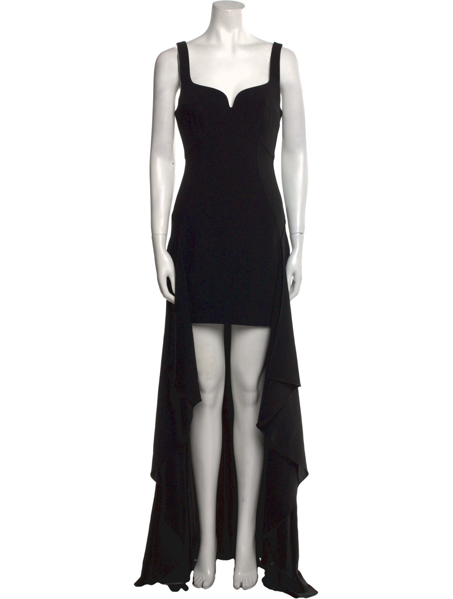 Cinq à Sept Square Neckline Long Dress