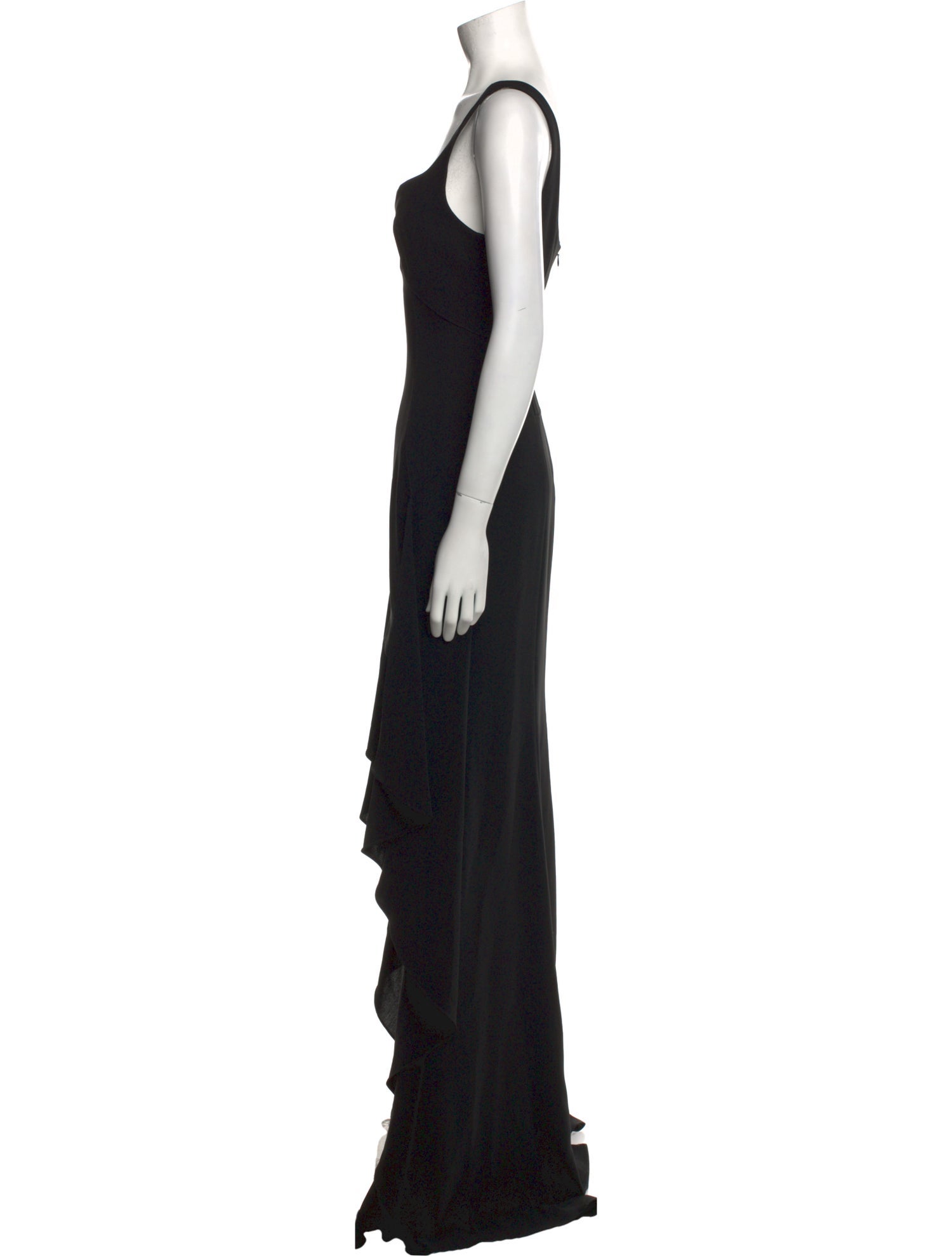 Cinq à Sept Square Neckline Long Dress