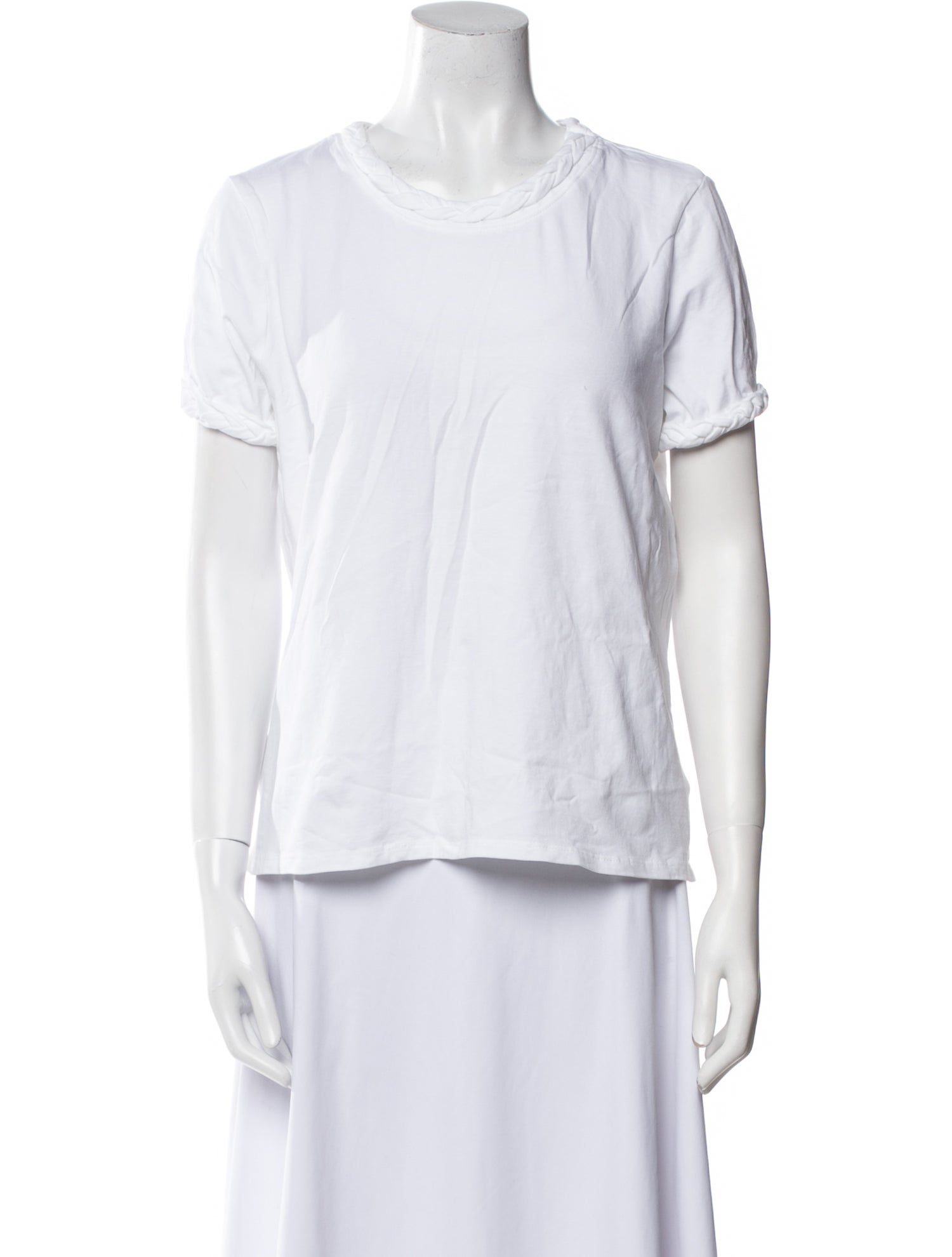 Cinq à Sept Crew Neck Short Sleeve T-Shirt