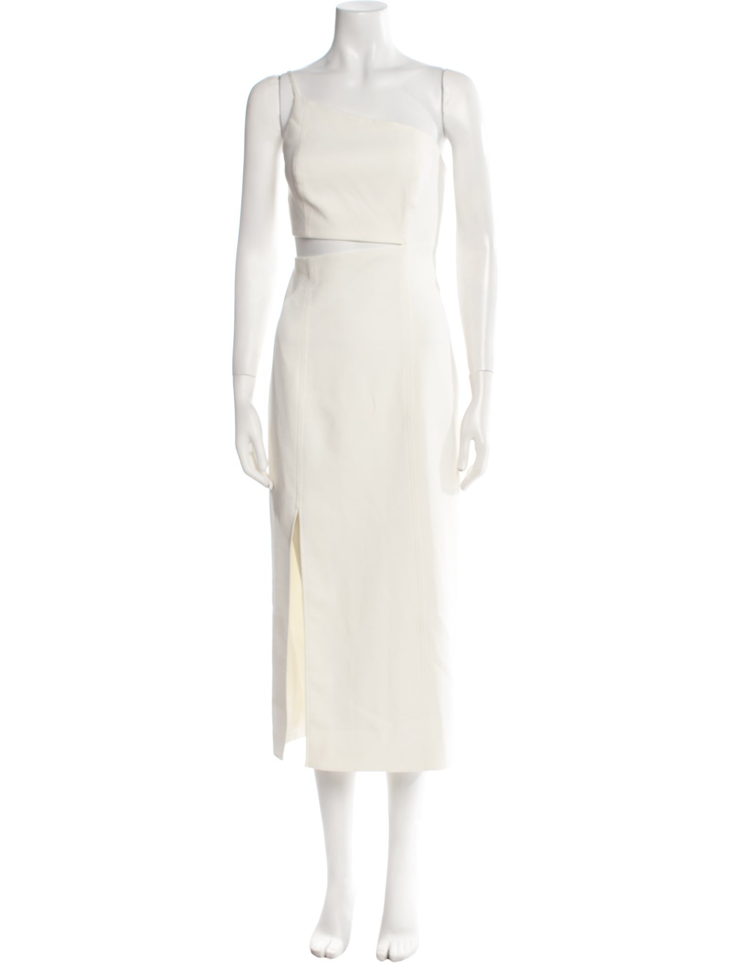 Cinq à Sept Square Neckline Midi Length Dress