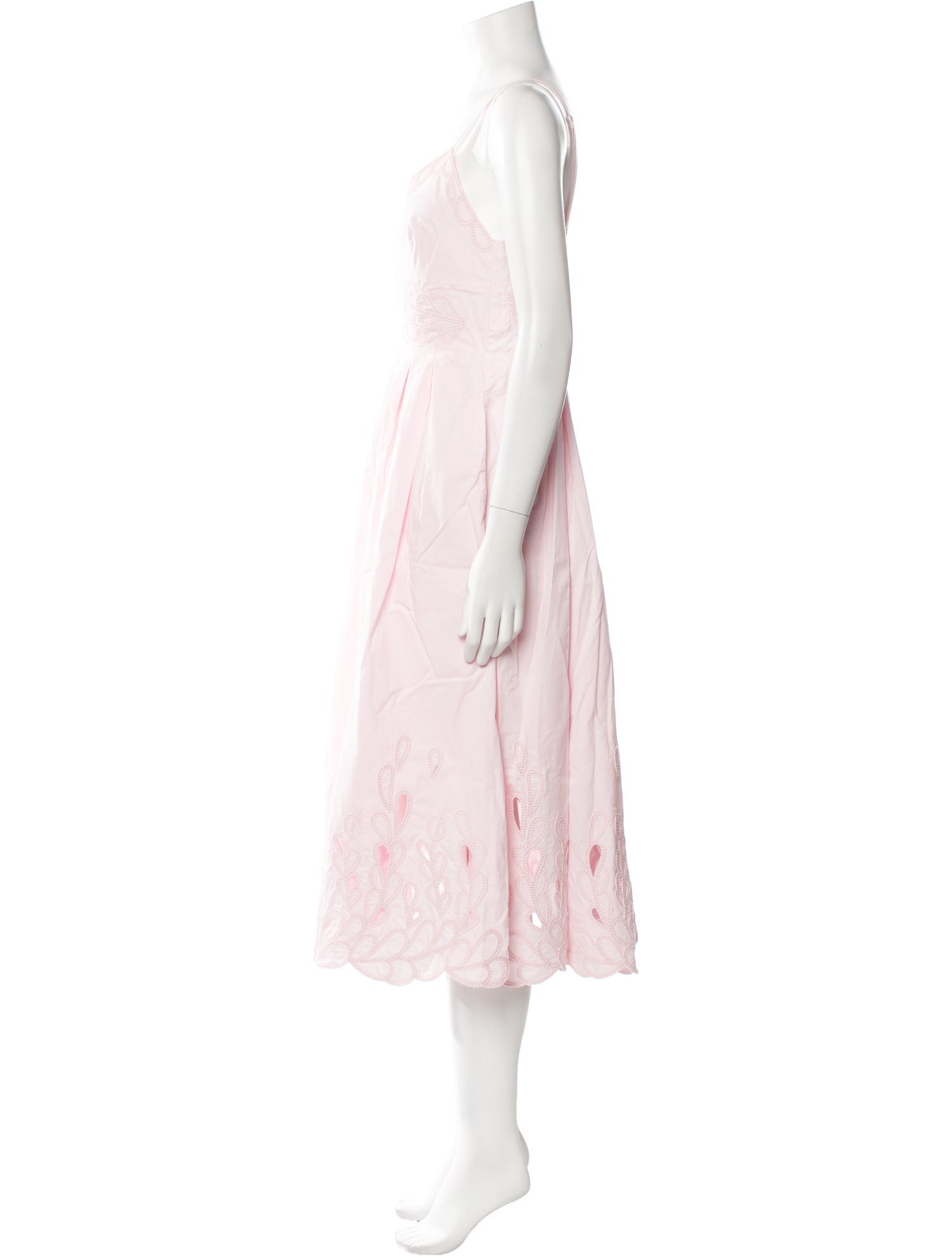 Cinq à Sept V-Neck Midi Length Dress