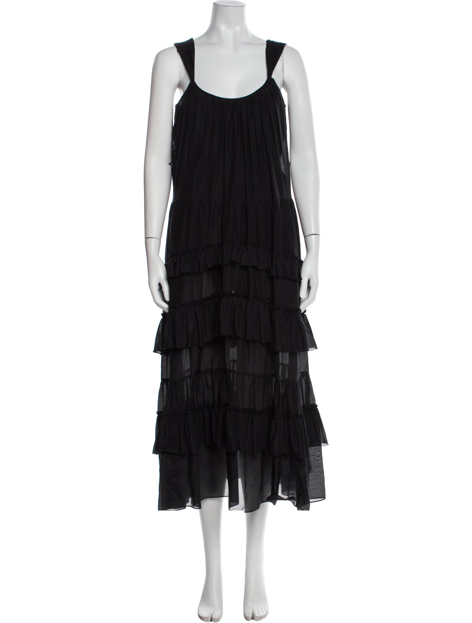 Cinq à Sept Scoop Neck Long Dress