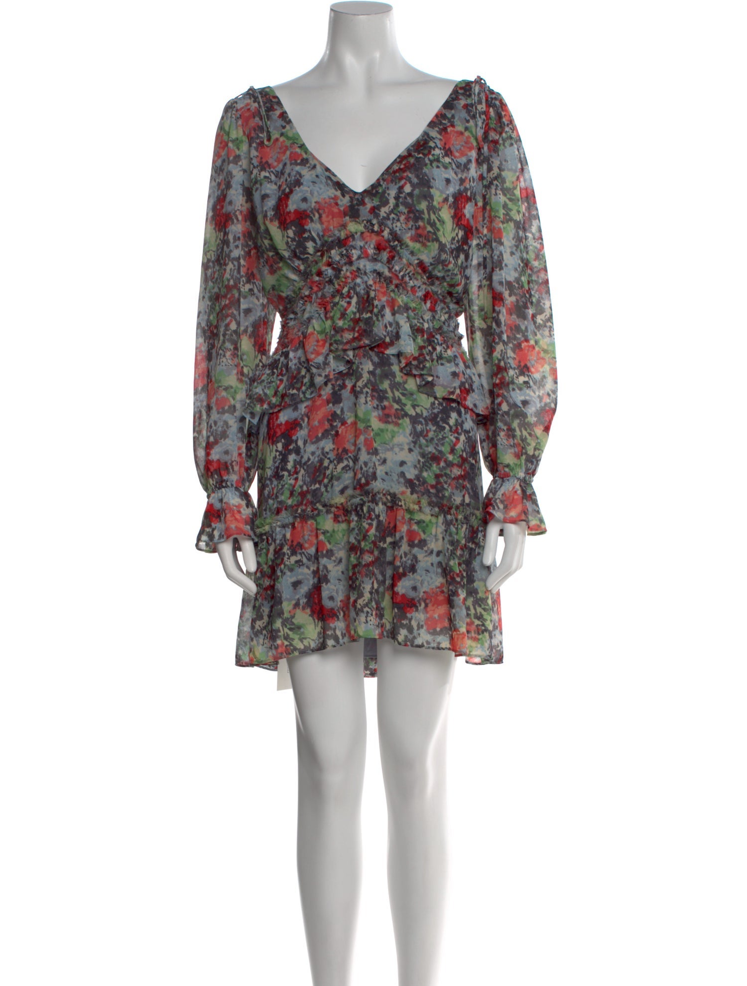 Cinq à Sept Floral Print Mini Dress