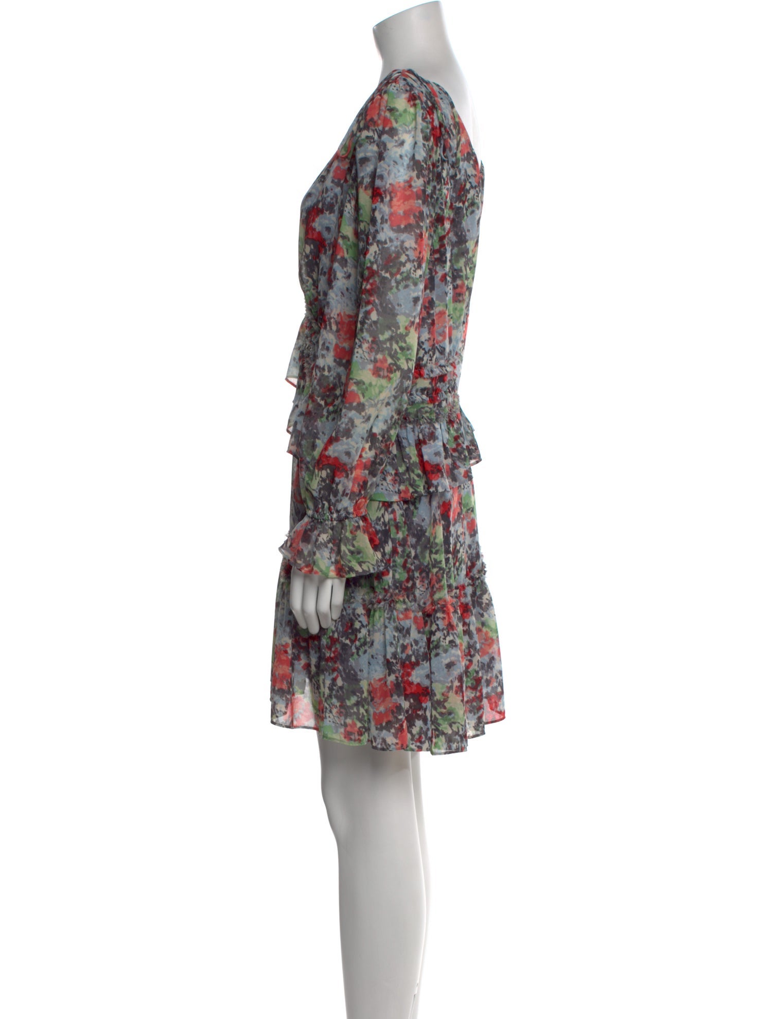 Cinq à Sept Floral Print Mini Dress