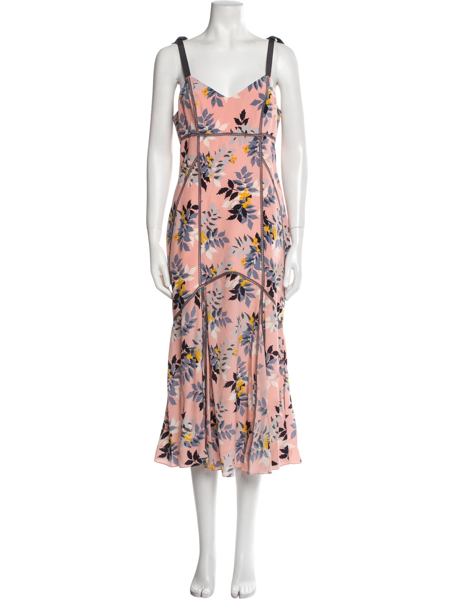 Cinq à Sept Silk Long Dress