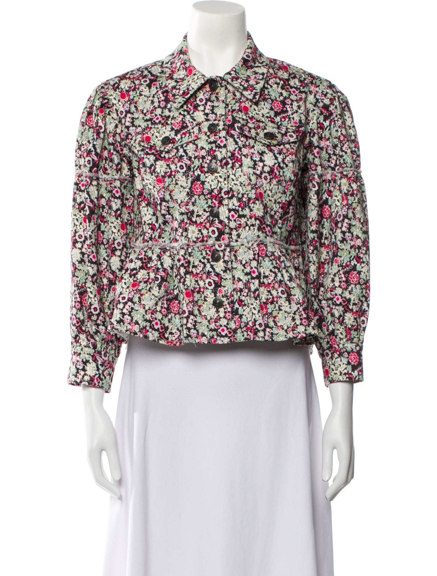 Cinq à Sept Floral Print Jacket