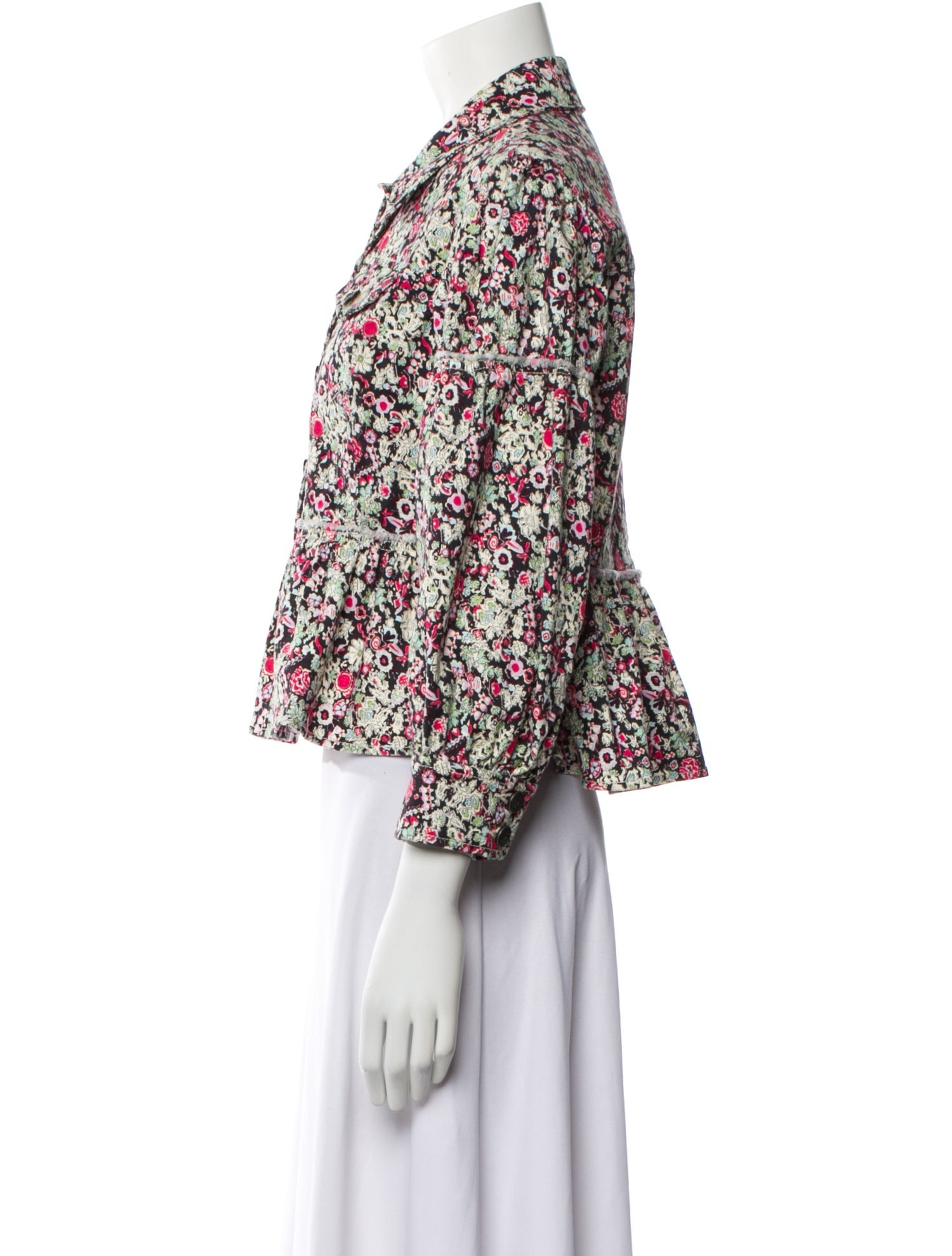 Cinq à Sept Floral Print Jacket