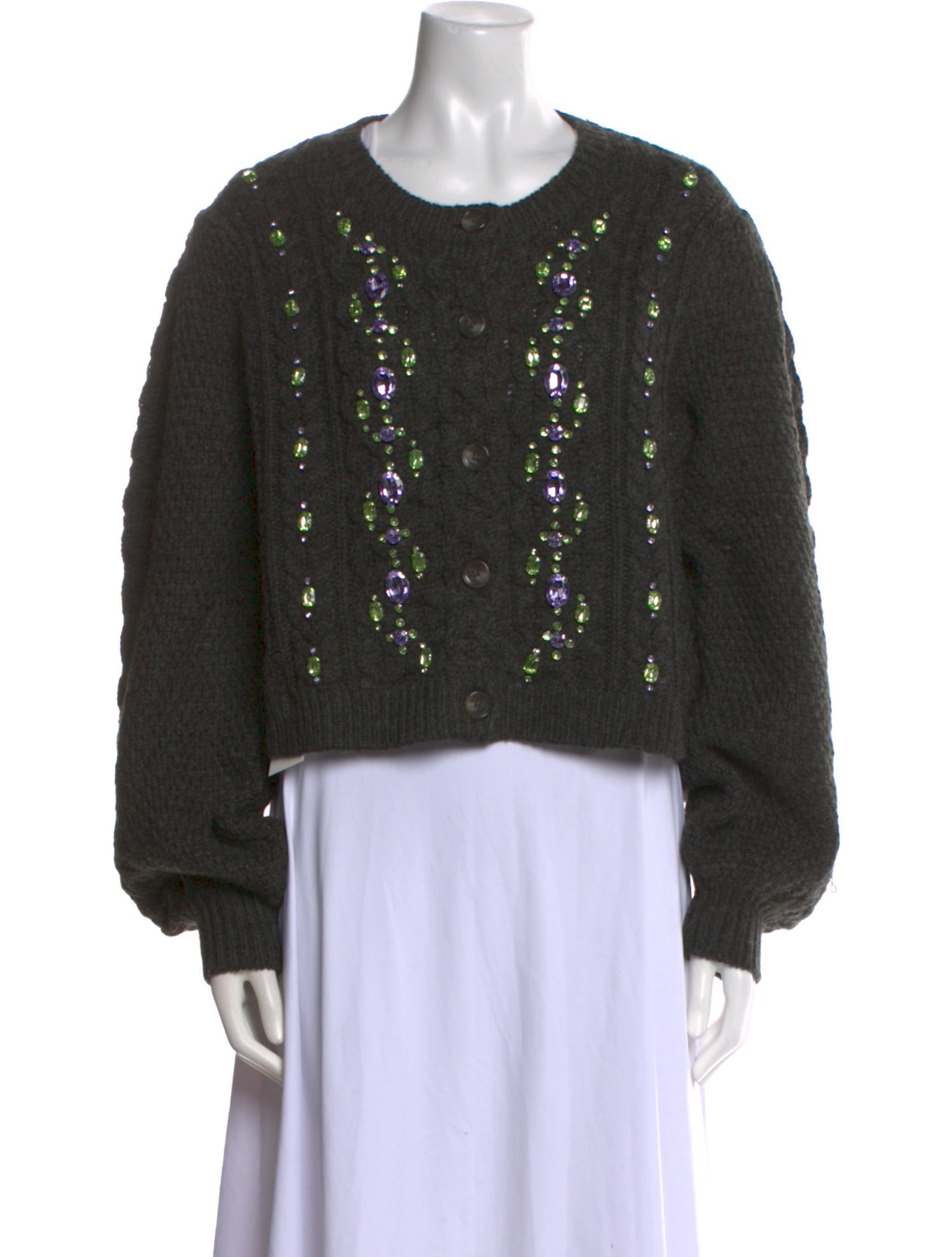 Cinq à Sept Wool Scoop Neck Sweater
