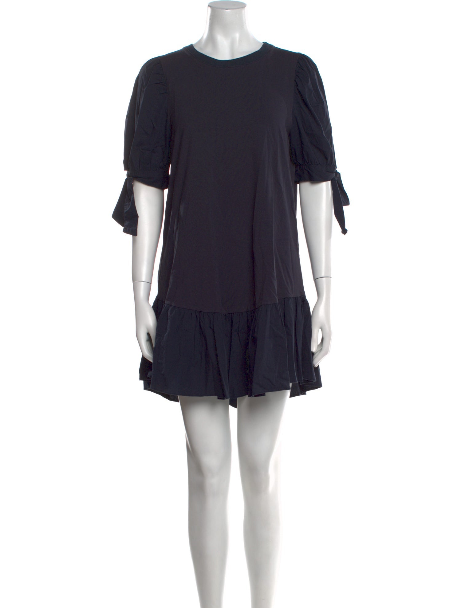 Cinq à Sept Crew Neck Mini Dress
