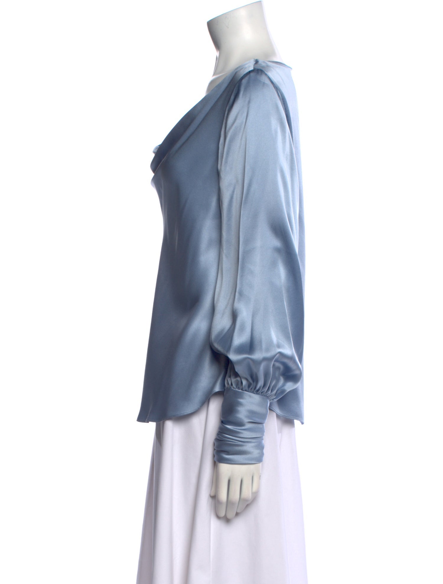 Cinq à Sept Silk Cowl Neck Blouse