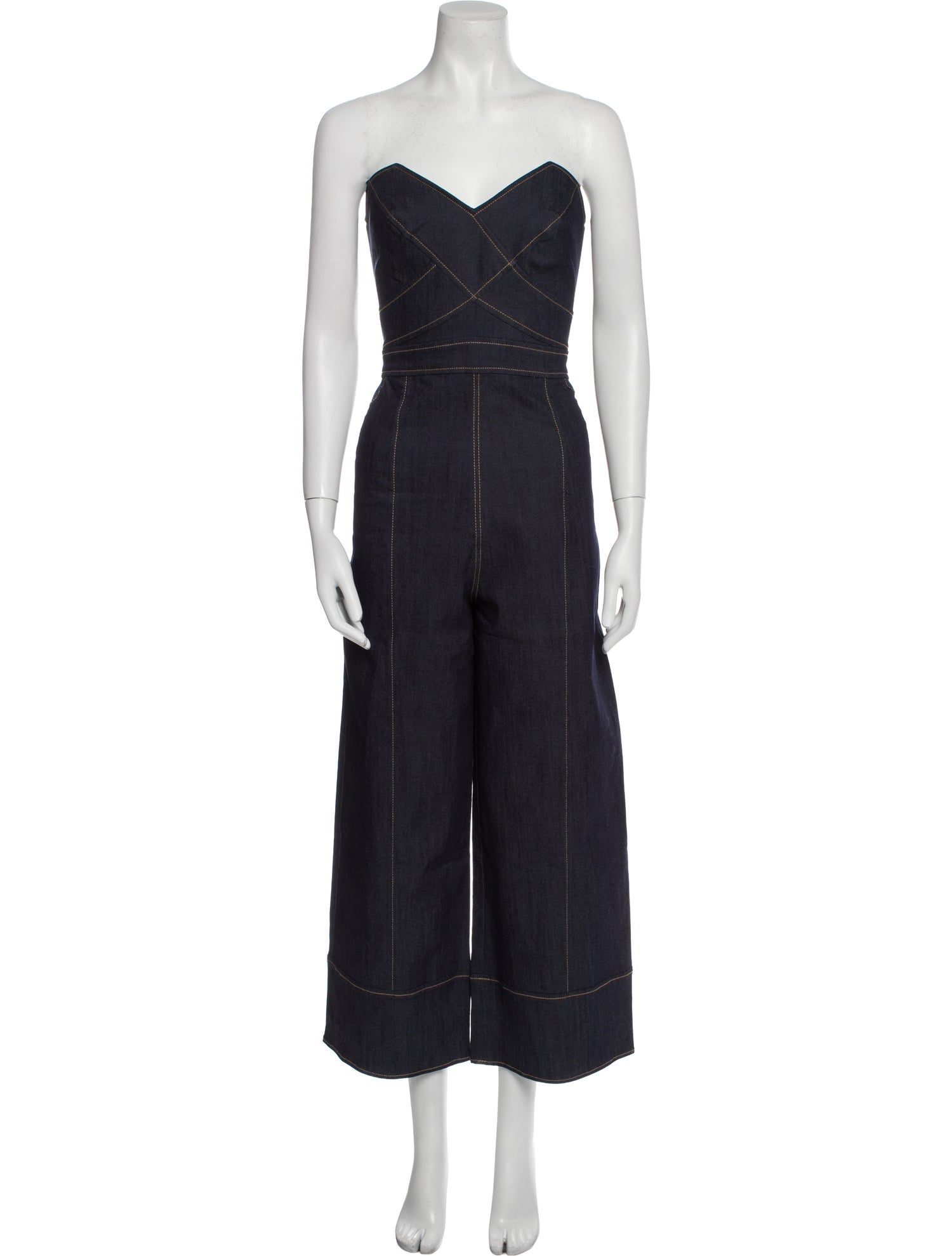 Cinq à Sept Strapless Jumpsuit w/ Tags