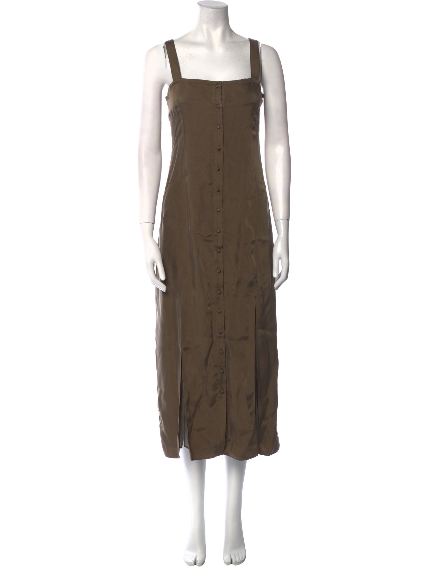 Cinq à Sept Square Neckline Long Dress