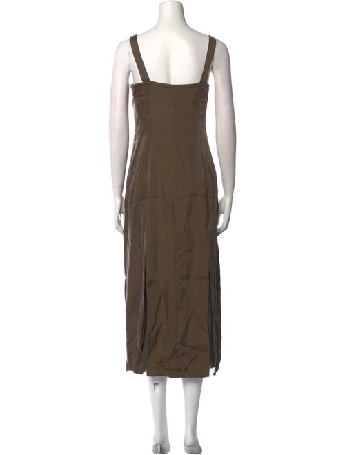 Cinq à Sept Square Neckline Long Dress