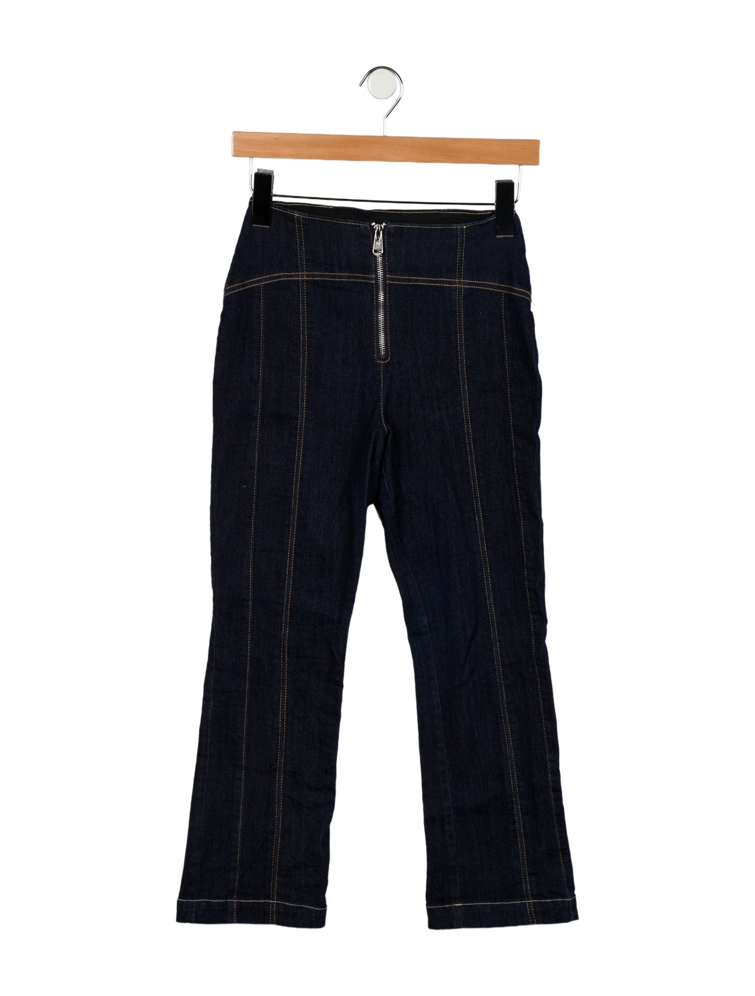 Cinq à Sept Mid-Rise Straight Leg Jeans