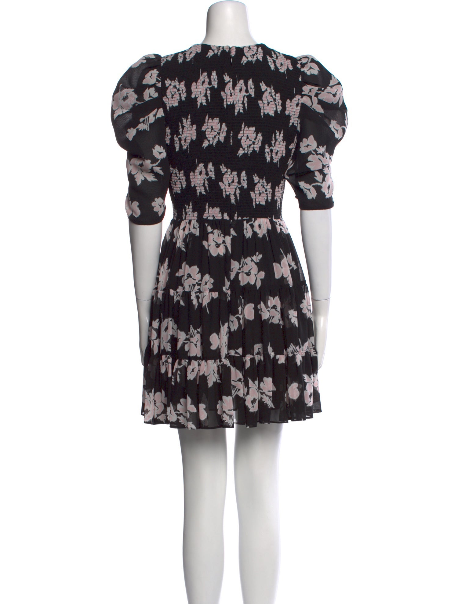 Cinq à Sept Floral Print Mini Dress