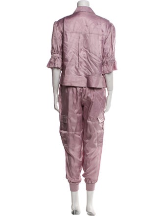 Cinq à Sept Ruffle Embellishment Pant Set