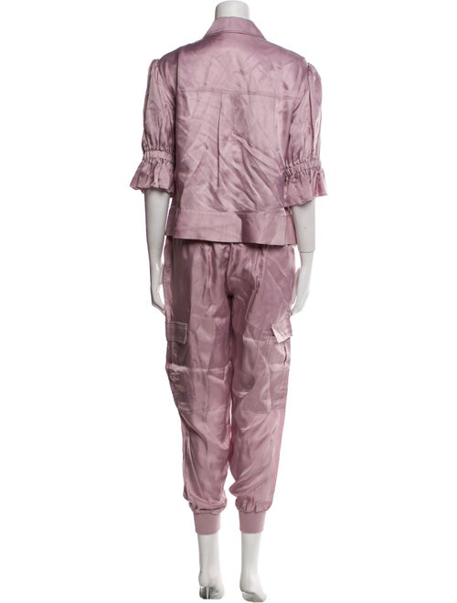 Cinq à Sept Ruffle Embellishment Pant Set