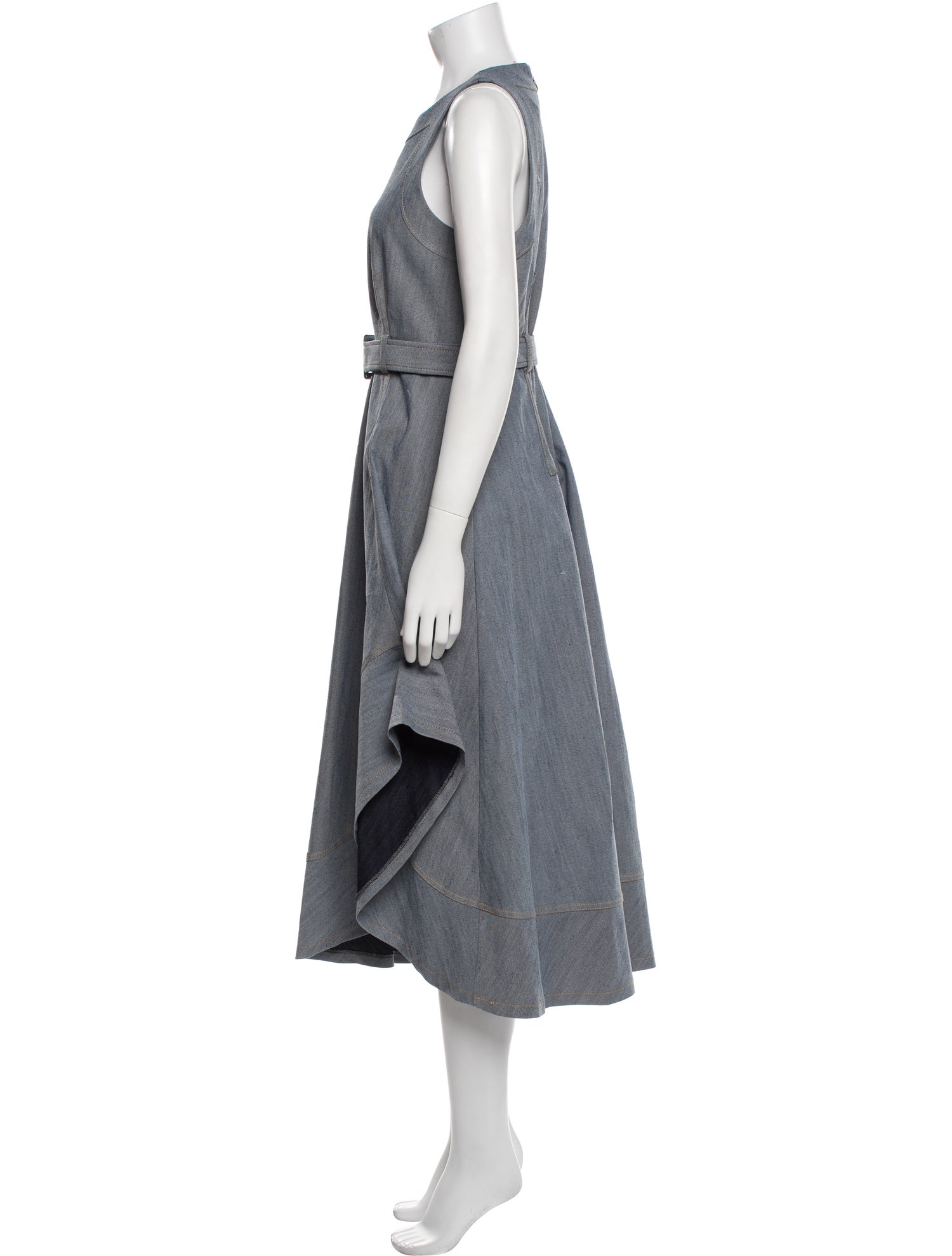 Cinq à Sept Crew Neck Long Dress
