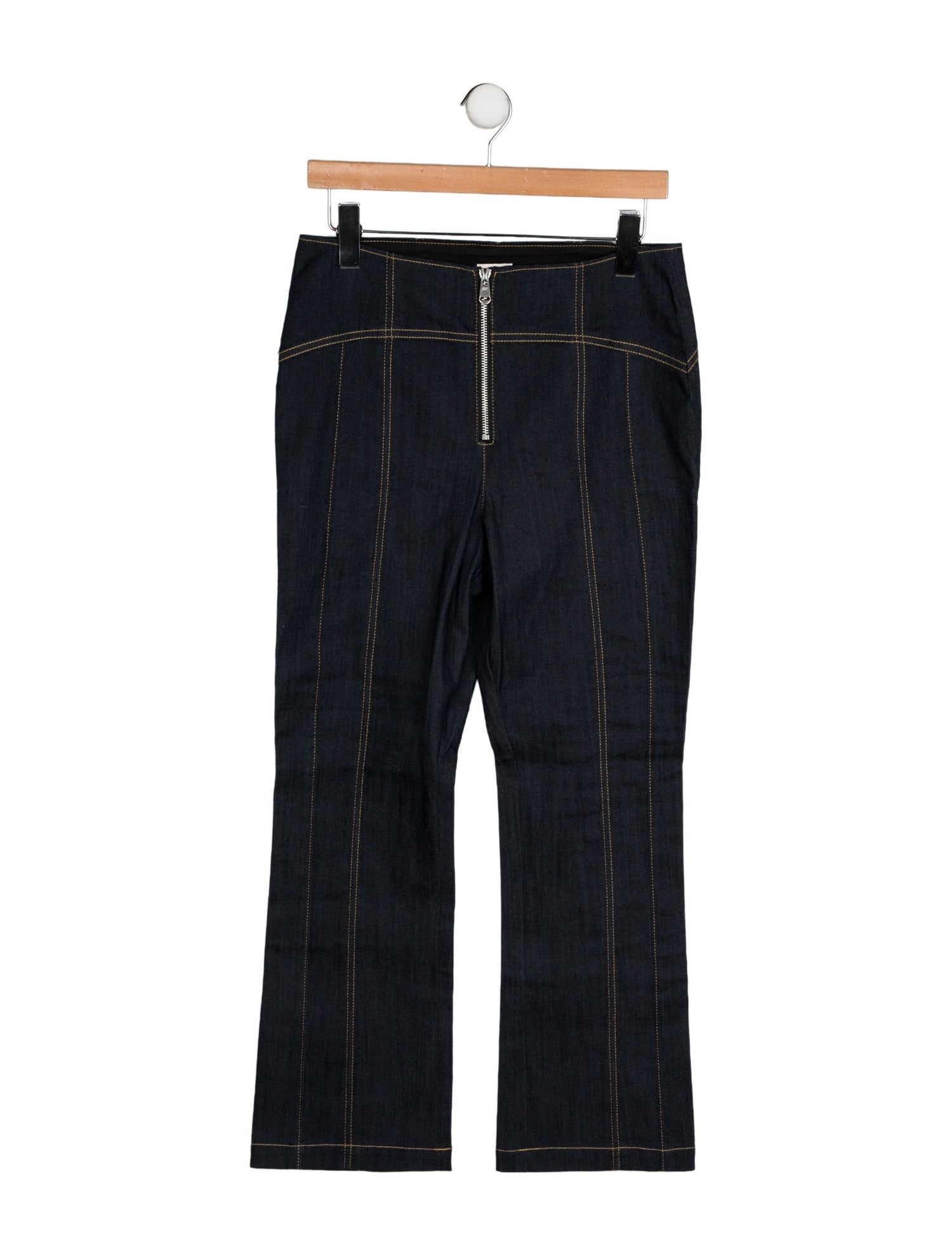 Cinq à Sept Mid-Rise Straight Leg Jeans