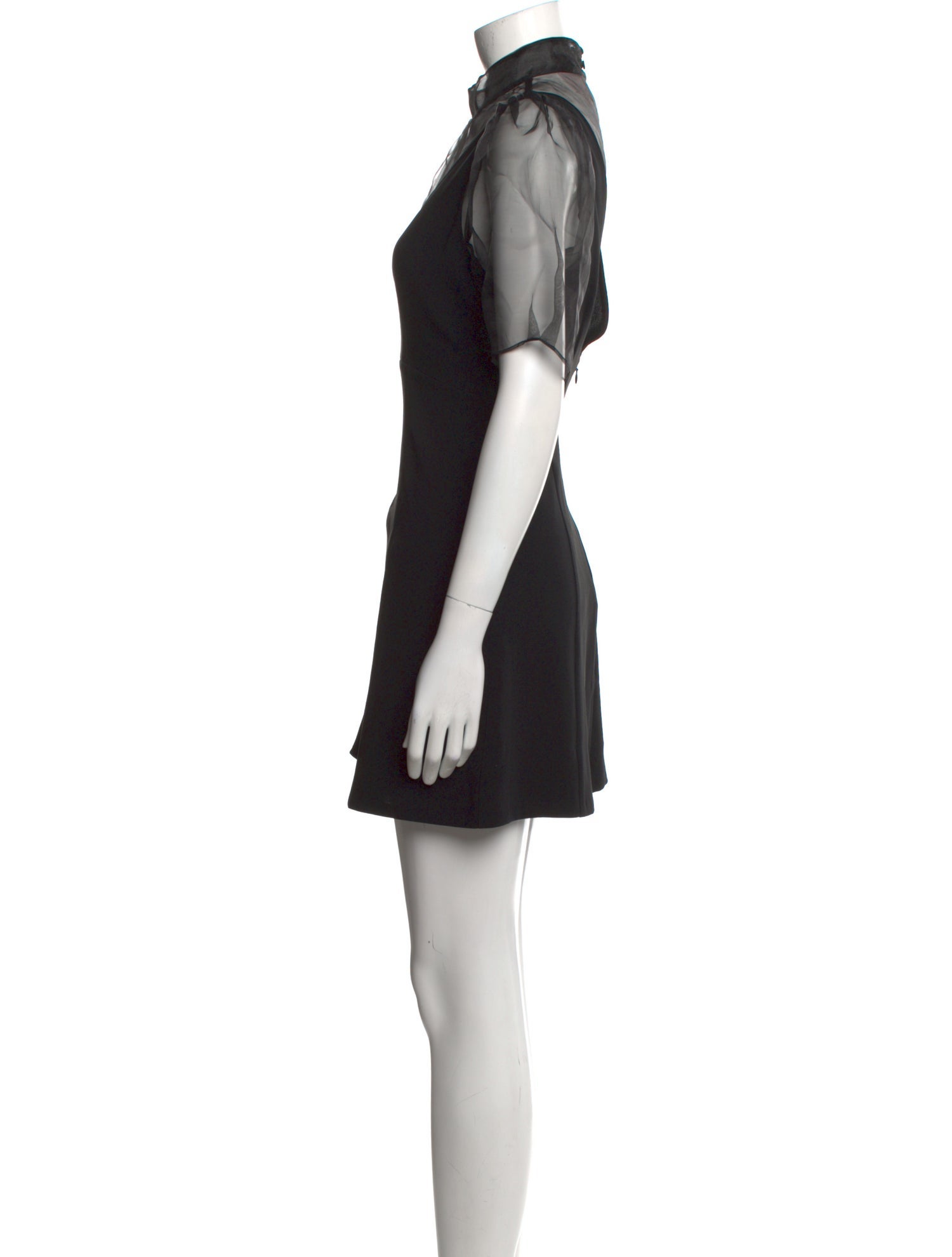 Cinq à Sept Mock Neck Mini Dress