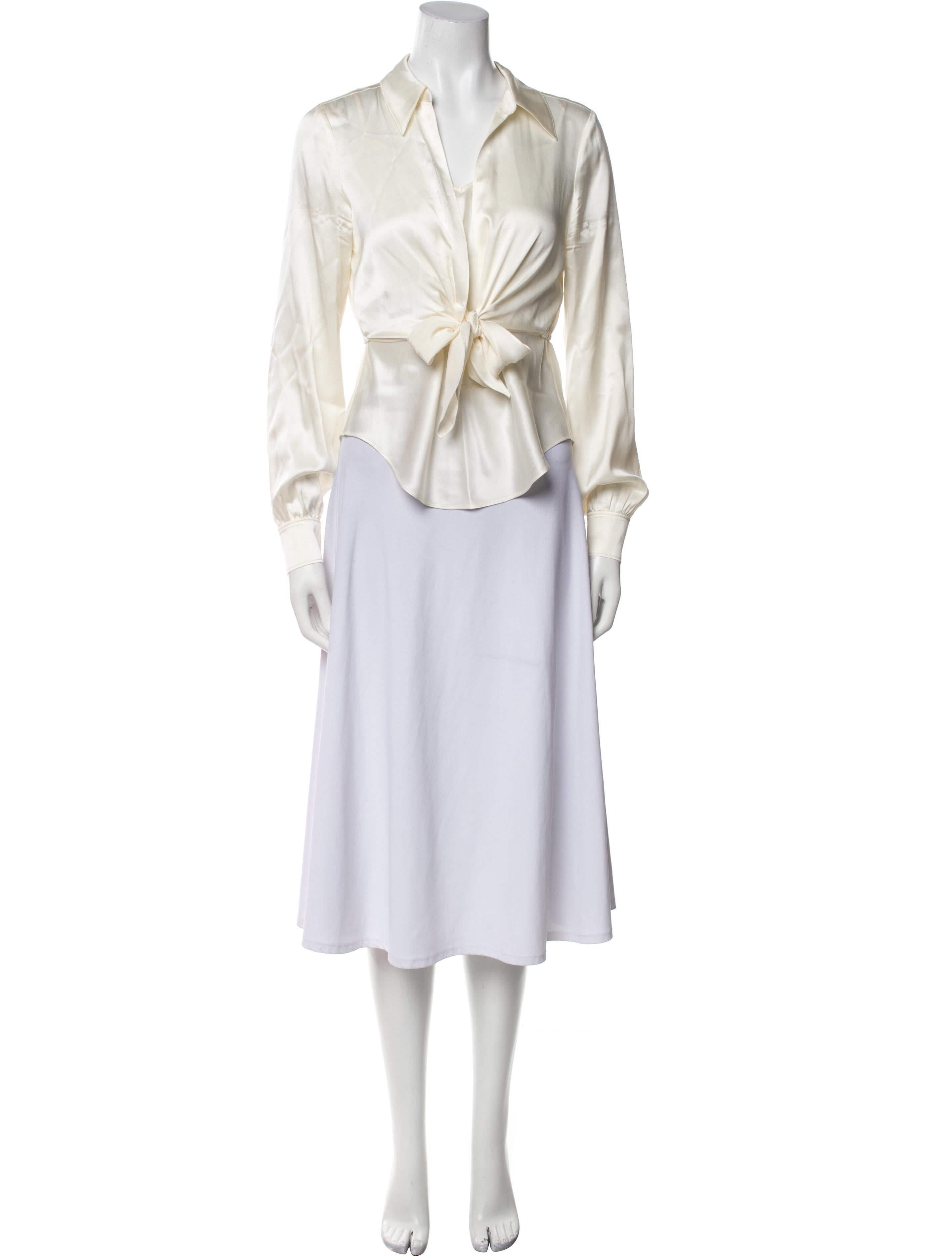 Cinq à Sept Silk Ruffle Embellishment Set