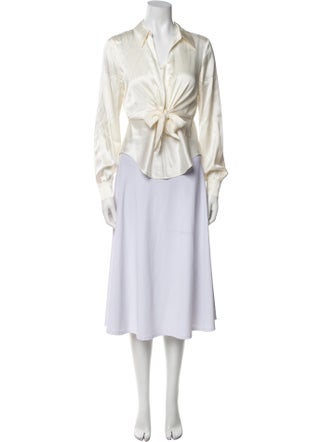 Cinq à Sept Silk Ruffle Embellishment Set