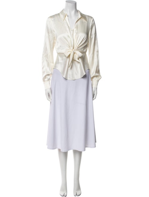 Cinq à Sept Silk Ruffle Embellishment Set