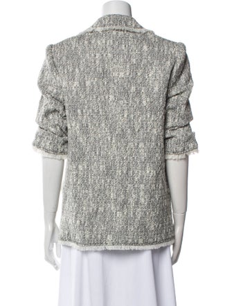 Cinq à Sept Tweed Pattern Blazer