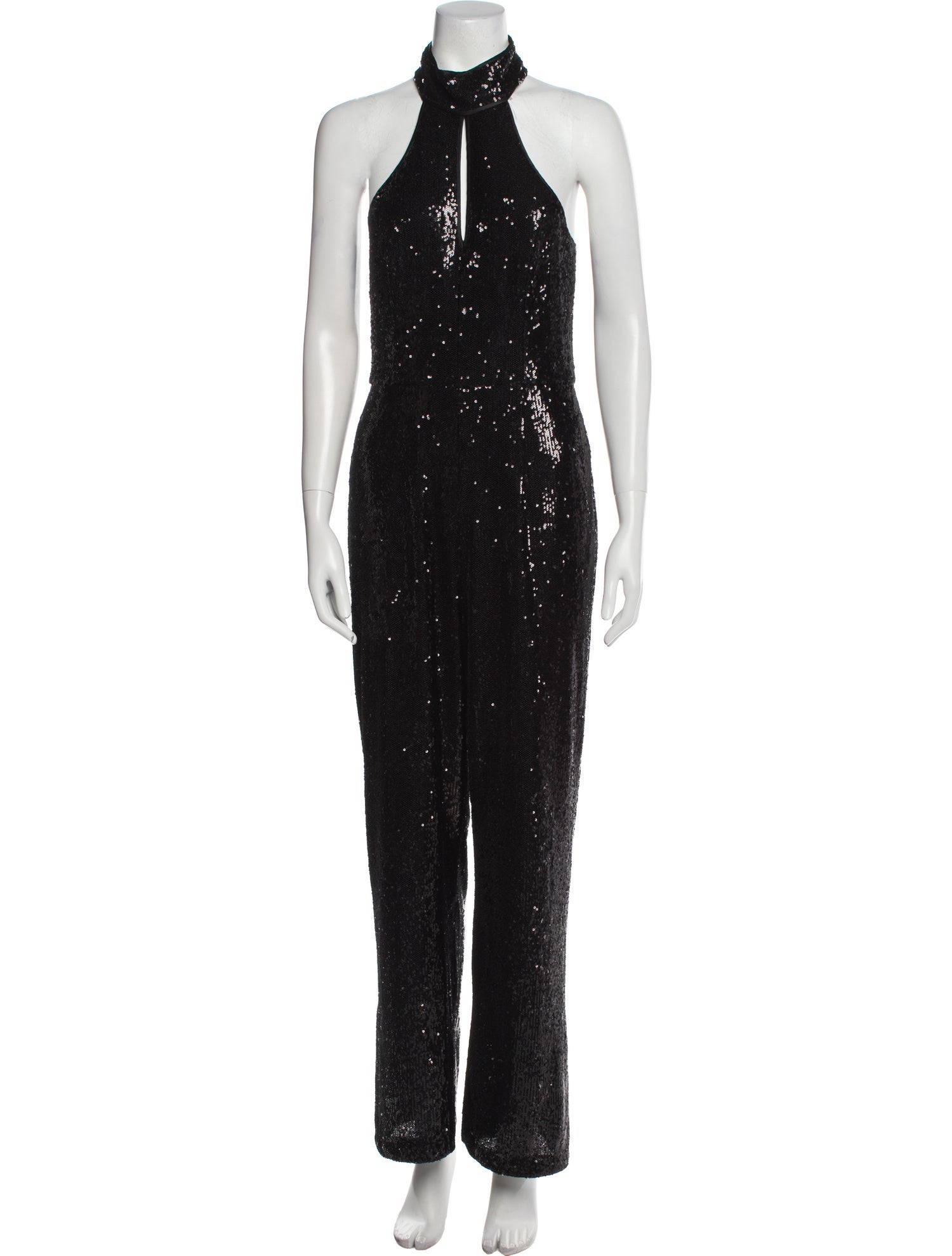 Cinq à Sept Sequin Halterneck Jumpsuit
