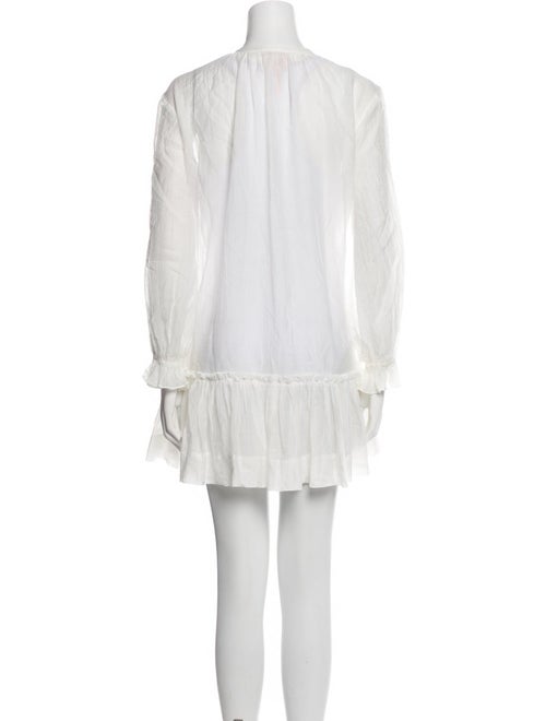 Cinq à Sept Crew Neck Mini Dress