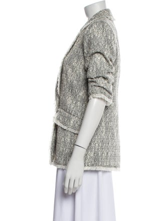 Cinq à Sept Tweed Tweed Pattern Blazer