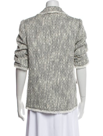 Cinq à Sept Tweed Tweed Pattern Blazer