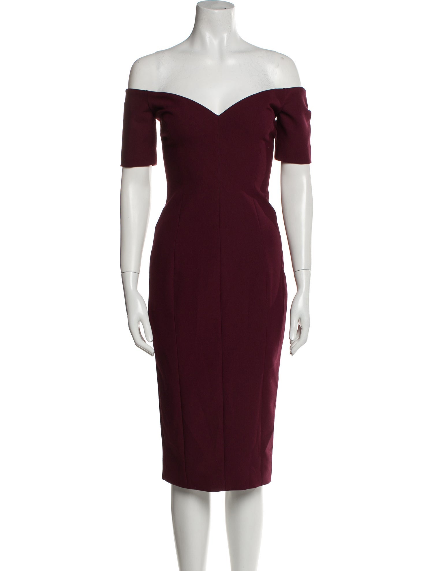 Cinq à Sept Off-The-Shoulder Midi Length Dress