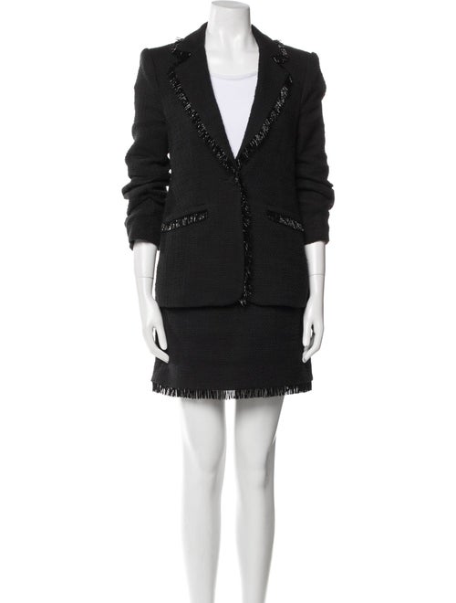 Cinq à Sept Tassel Accents Skirt Set