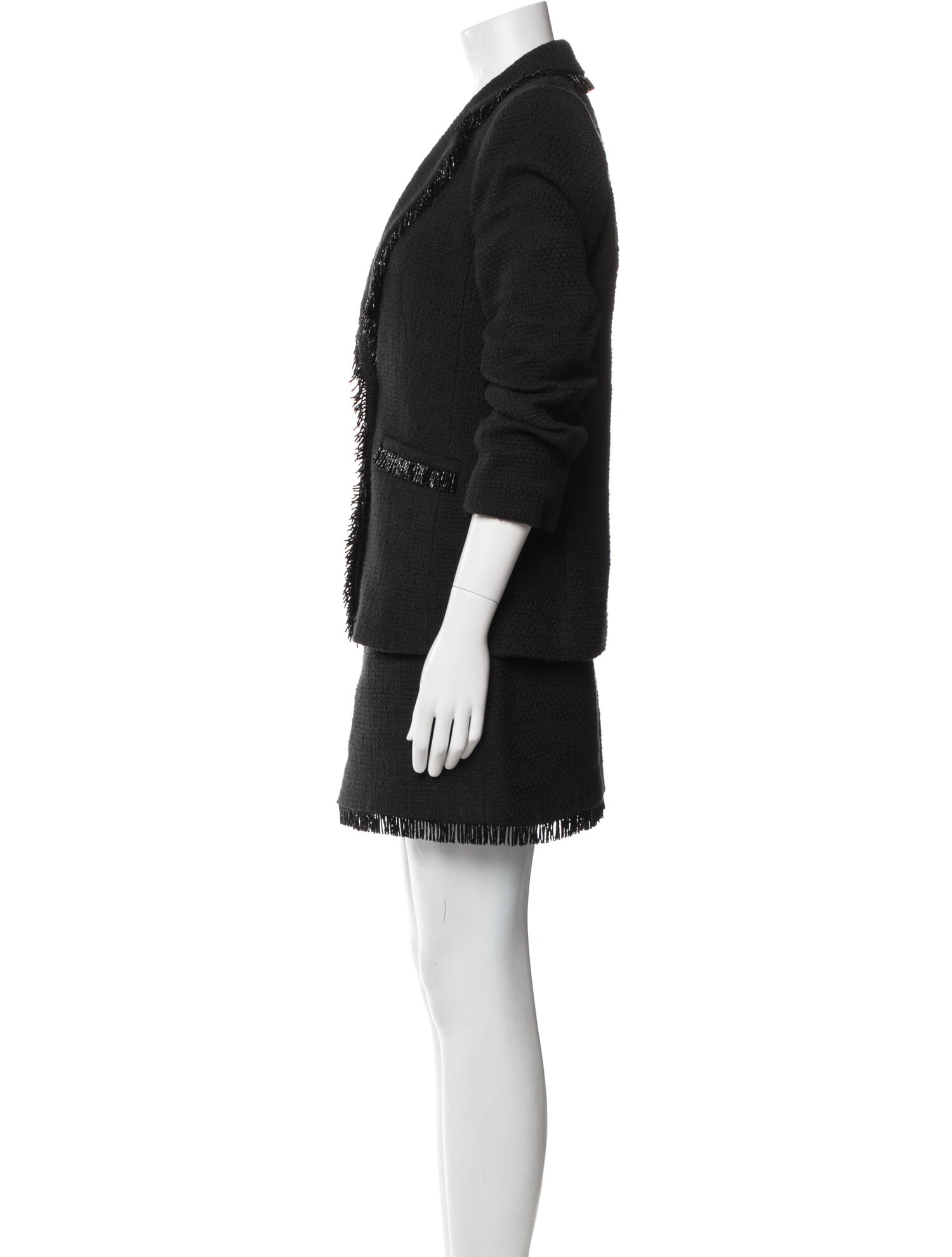 Cinq à Sept Tassel Accents Skirt Set