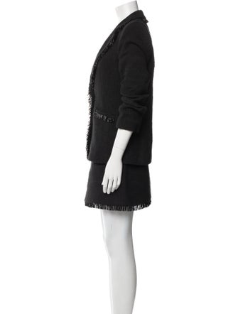 Cinq à Sept Tassel Accents Skirt Set