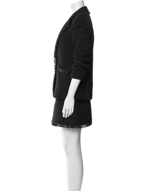 Cinq à Sept Tassel Accents Skirt Set