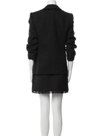 Cinq à Sept Tassel Accents Skirt Set