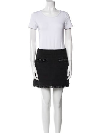 Cinq à Sept Tassel Accents Skirt Set