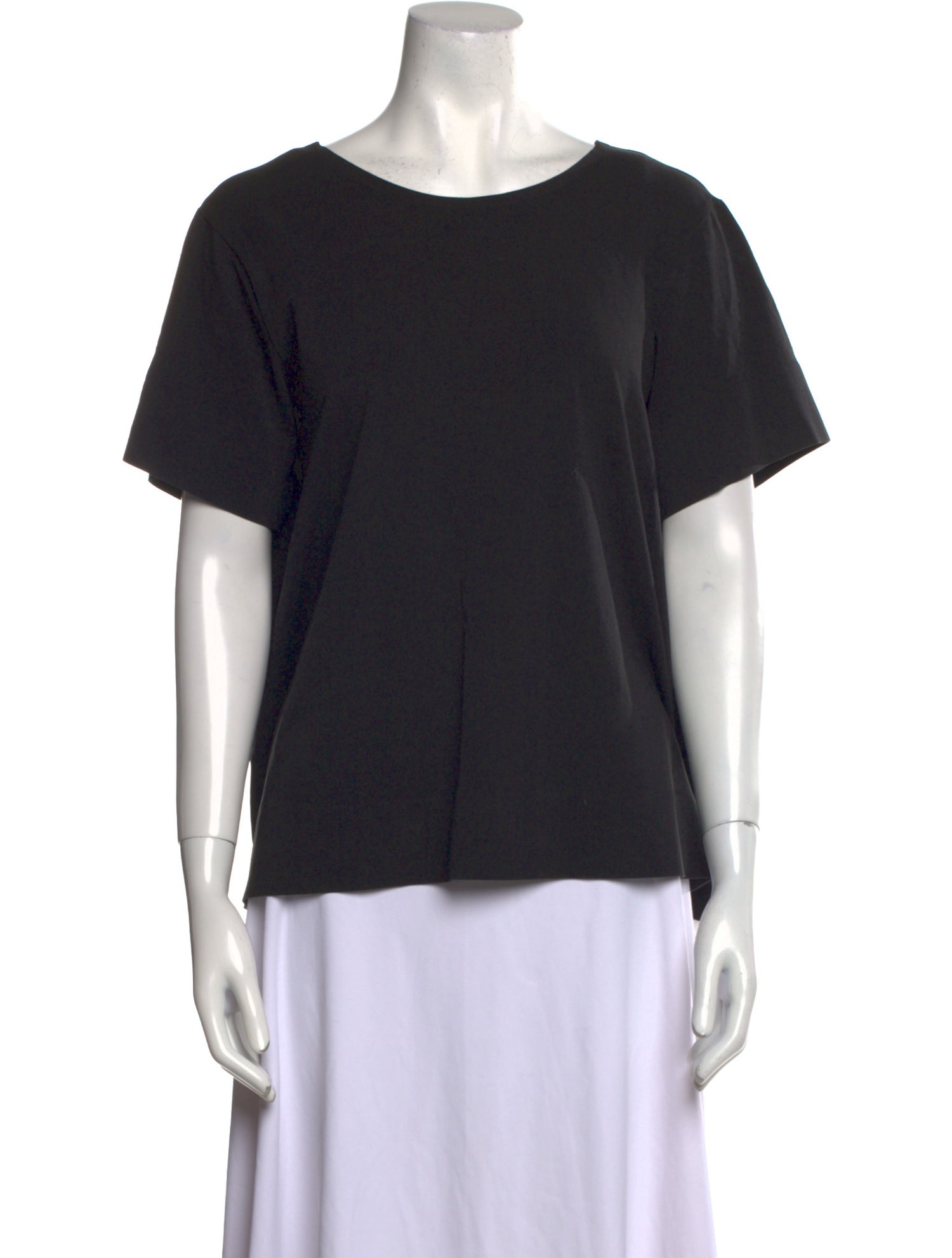 Cinq à Sept Scoop Neck Short Sleeve T-Shirt