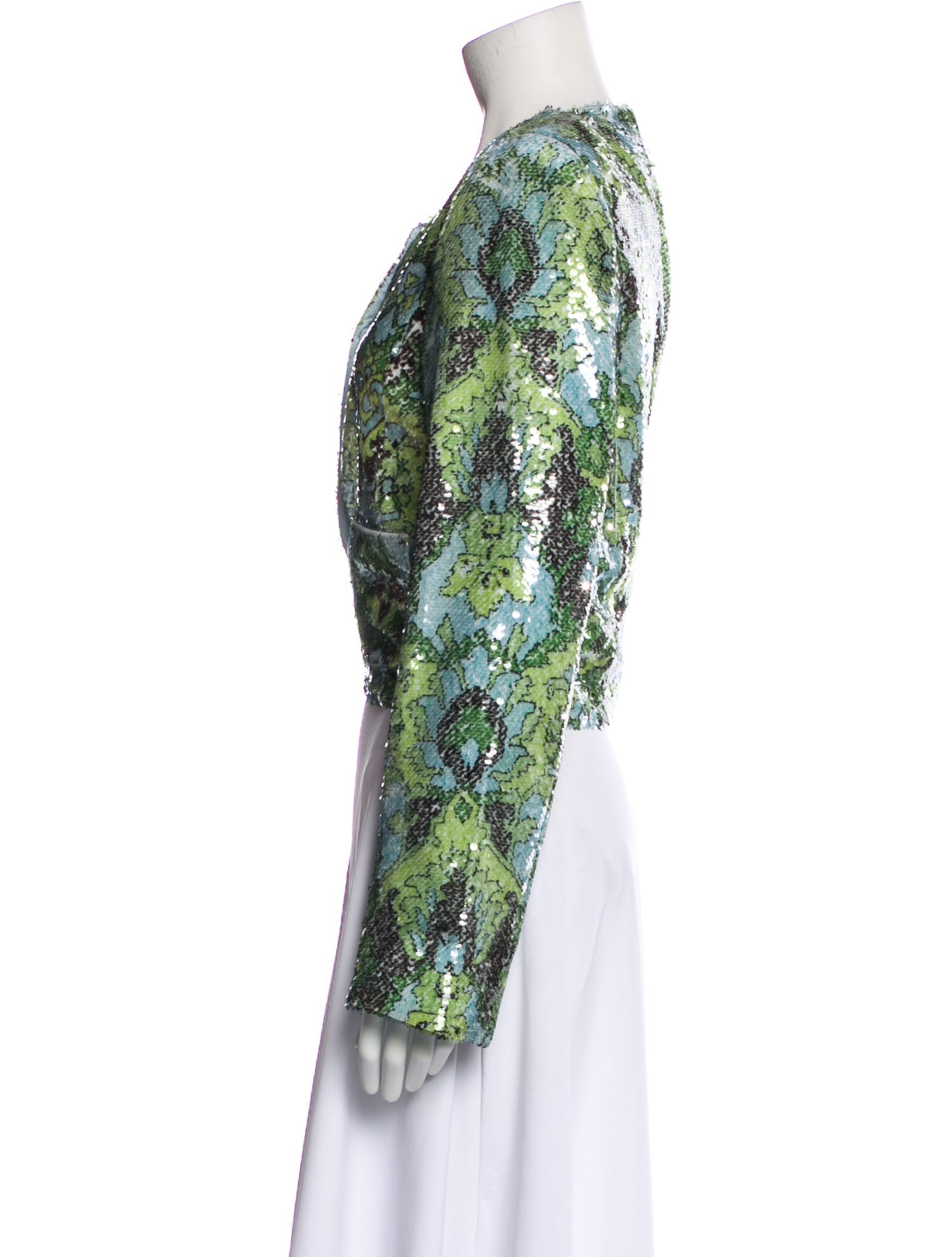 Cinq à Sept Floral Print Evening Jacket w/ Tags