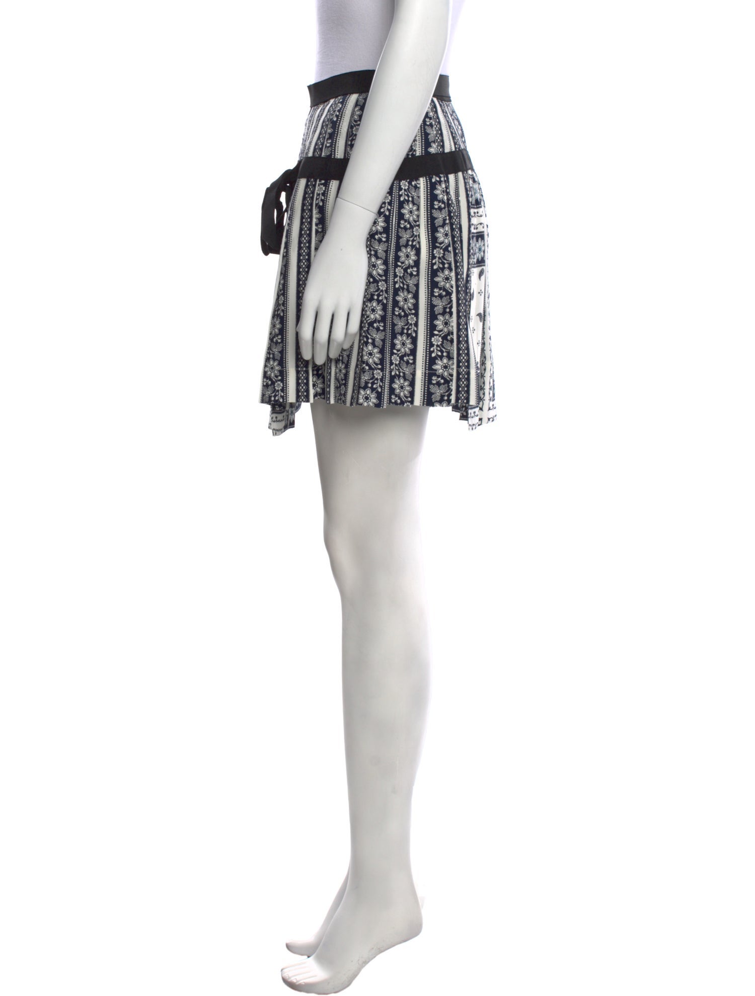 Cinq à Sept Silk Mini Skirt