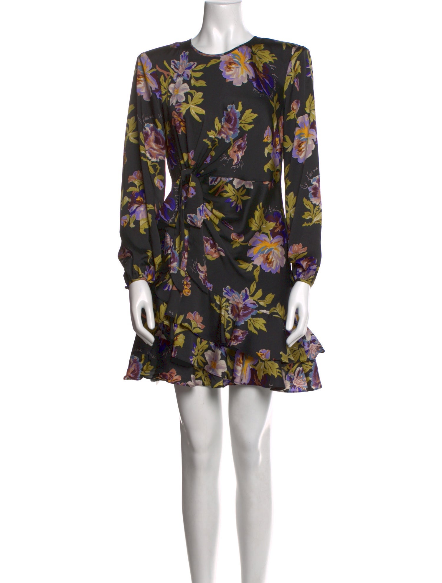 Cinq à Sept Floral Print Mini Dress