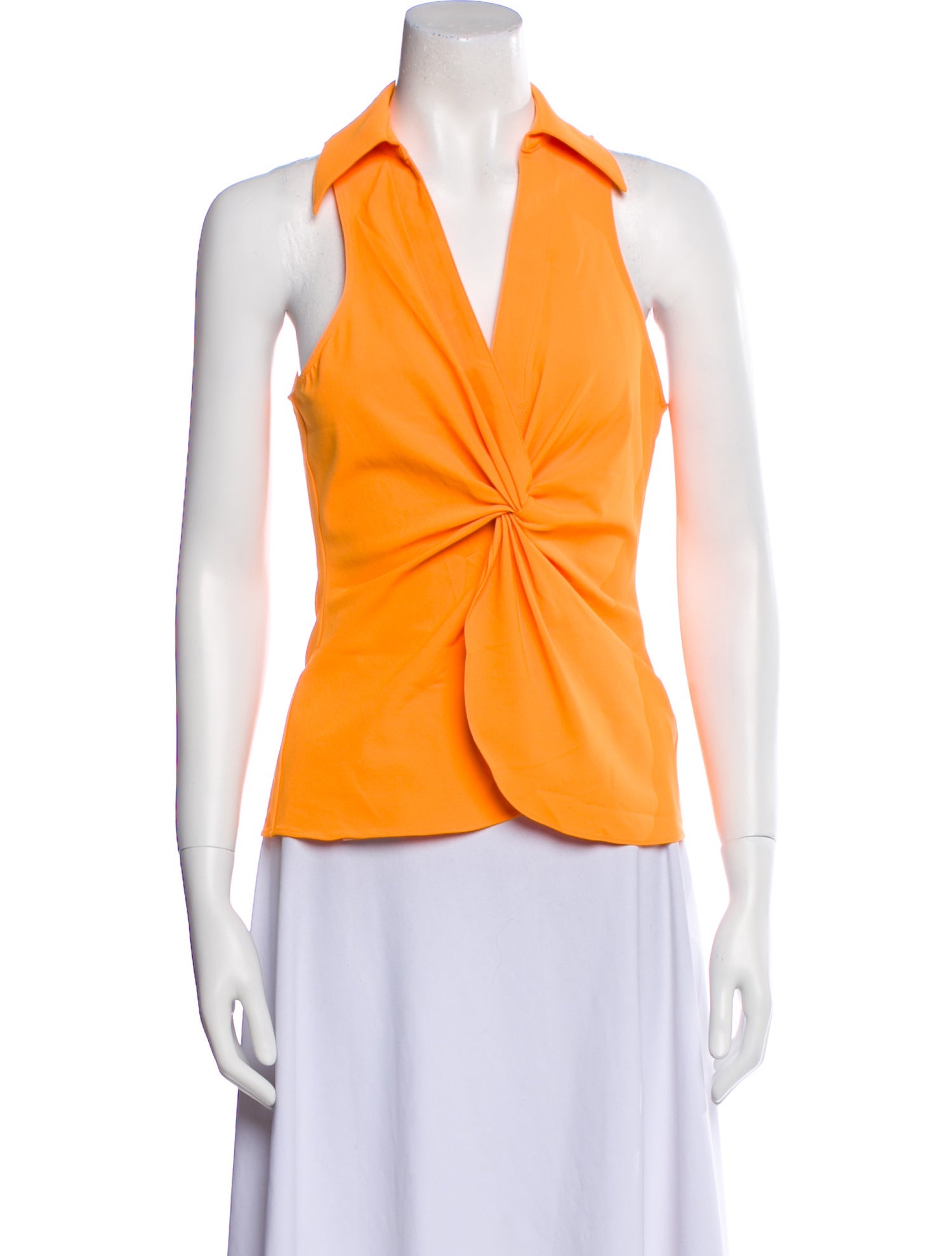 Cinq à Sept V-Neck Sleeveless Blouse