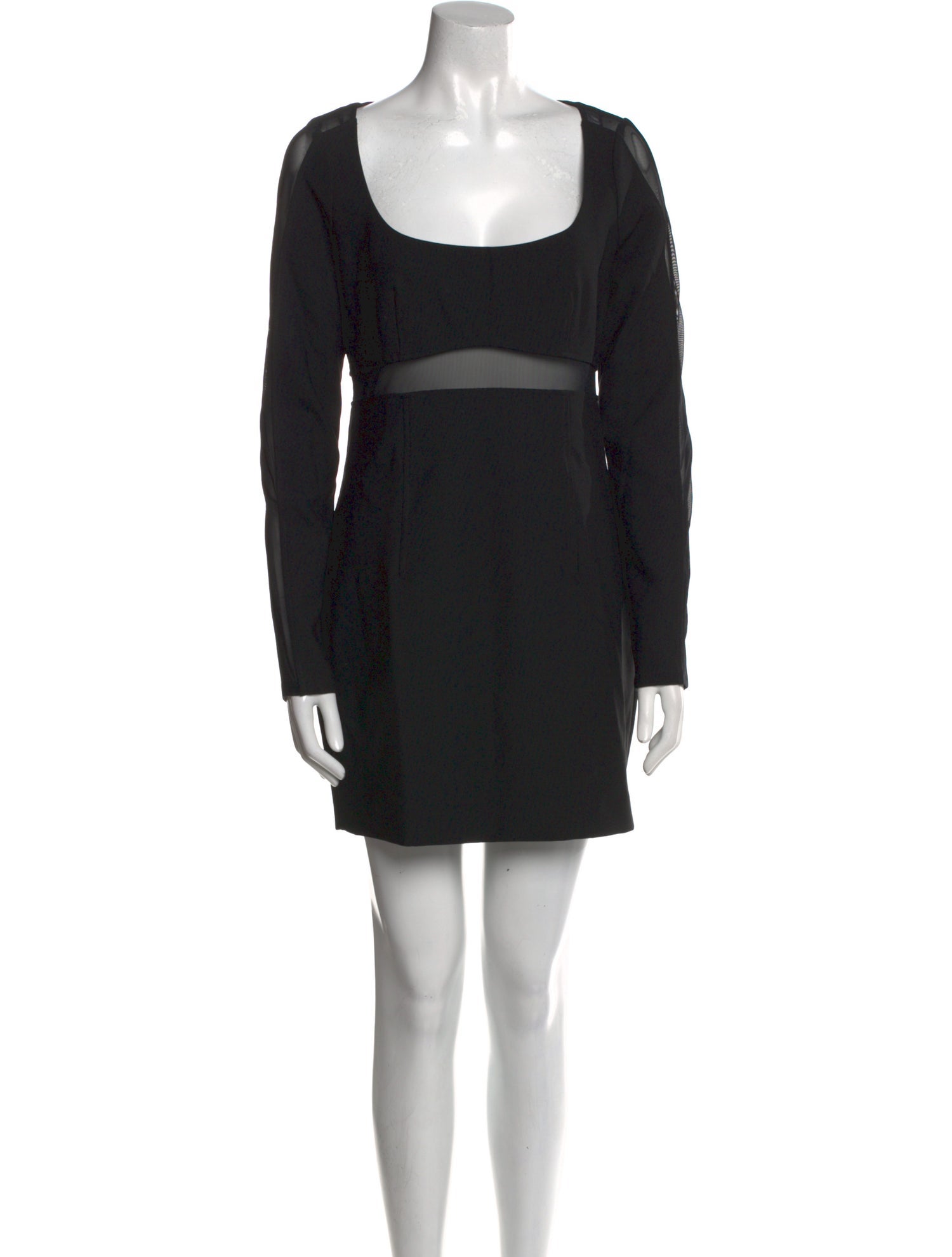 Cinq à Sept Square Neckline Mini Dress