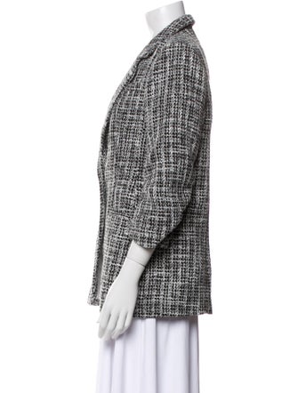 Cinq à Sept Tweed Pattern Blazer
